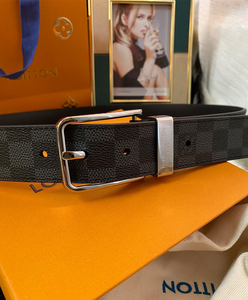 Louis Vuitton Belt Pont Neuf M9402S Black