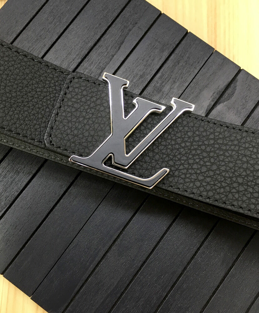 Louis Vuitton Belt LV Initiales Reversible Black