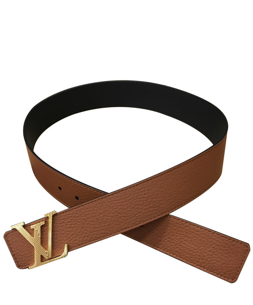 Louis Vuitton Belt LV Initiales Reversible Coffee