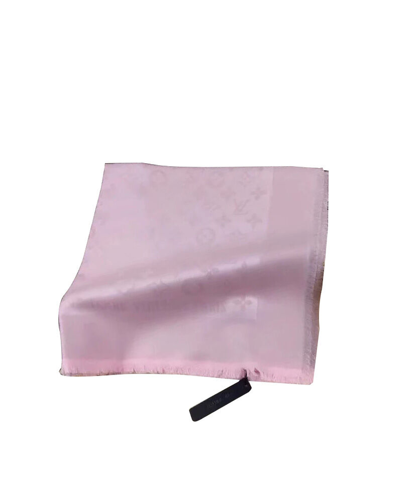 Louis Vuitton Scarf Monogram Shine Shawl Pink