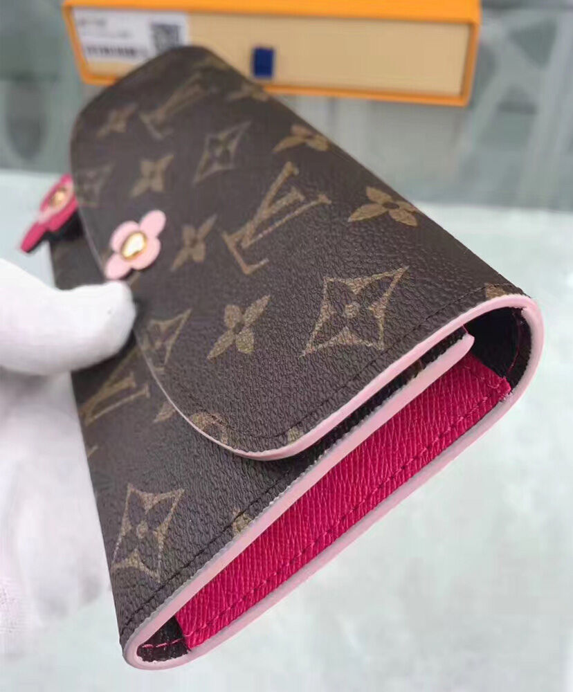 Louis Vuitton Wallet Emilie Wallet M64202 Peachblow