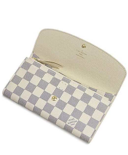 Louis Vuitton Wallet Emilie Wallet N63546 White