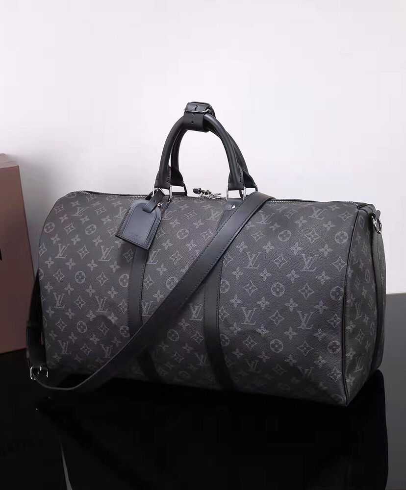 Louis Vuitton Keepall Bandouliere 50 M40603 Black