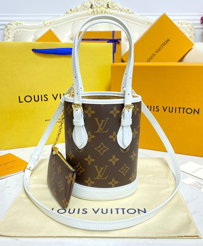 Louis Vuitton Nano Bucket White