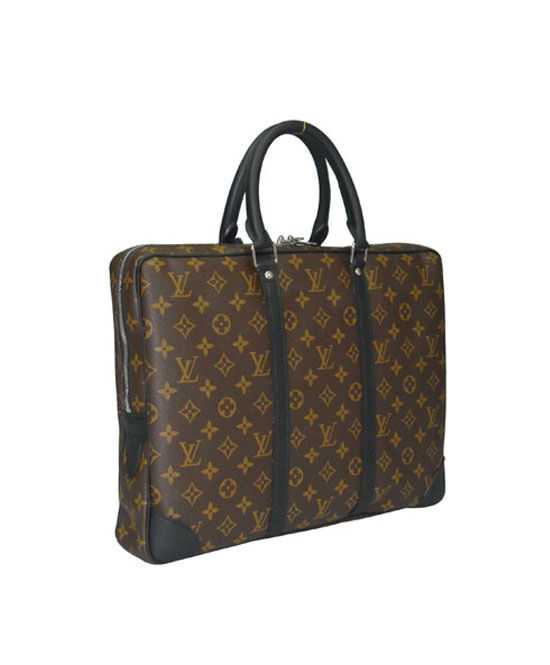 Louis Vuitton Monogram Porte-Documents Voyage M40225 Brown