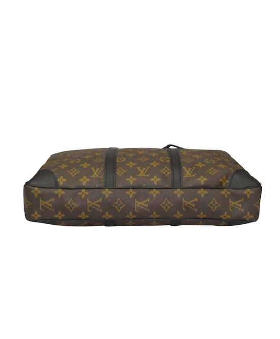 Louis Vuitton Monogram Porte-Documents Voyage M40225 Brown