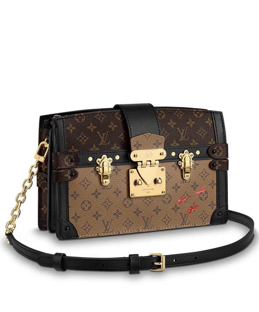 Louis Vuitton Trunk Clutch M43596 Brown