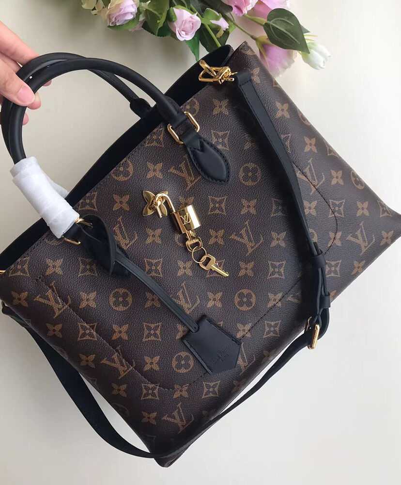 Louis Vuitton Flower Tote M43550 M43553 Black