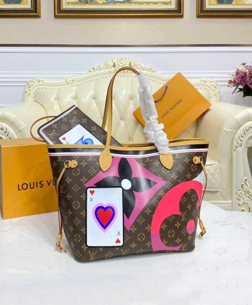 Louis Vuitton Game On Neverfull MM M57452 Brown