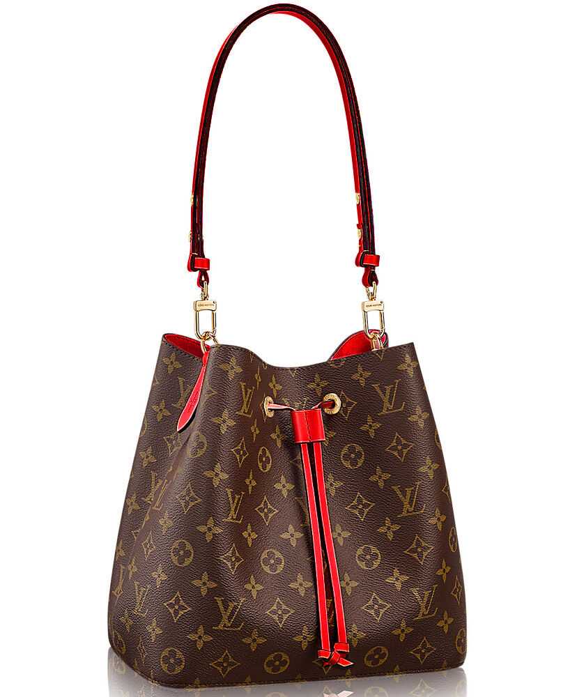 Louis Vuitton Monogram Neonoe M44020 M44021 M44022 Red - Click Image to Close