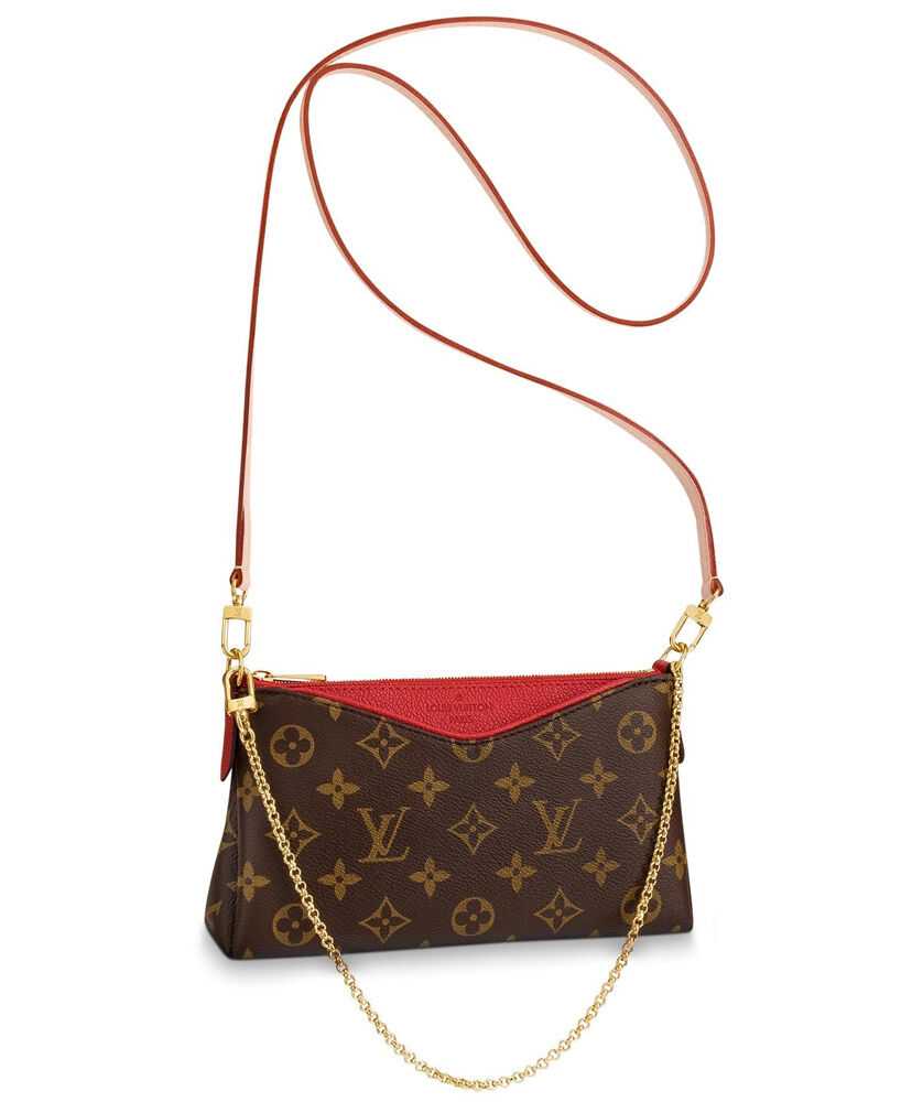 Louis Vuitton Pallas Clutch M41638 Red