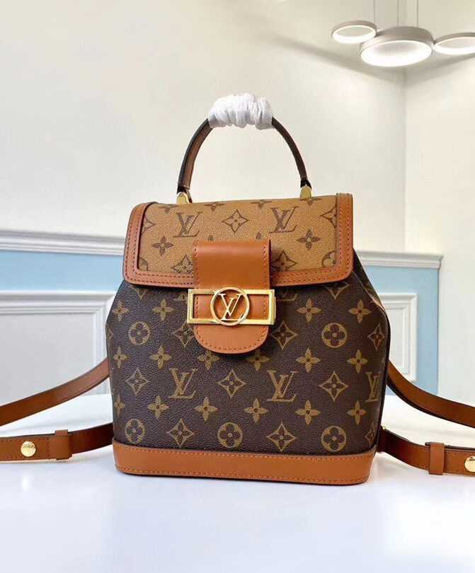 Louis Vuitton Dauphine Backpack PM M45142 Brown