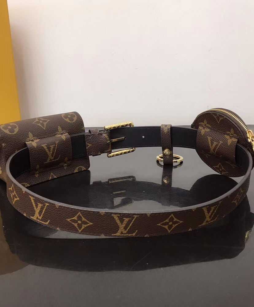 Louis Vuitton Daily Multi Pocket 30mm Belt M0236Y Brown