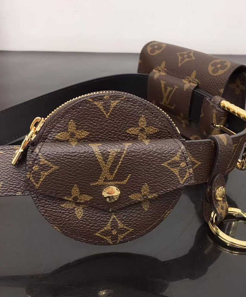 Louis Vuitton Daily Multi Pocket 30mm Belt M0236Y Brown