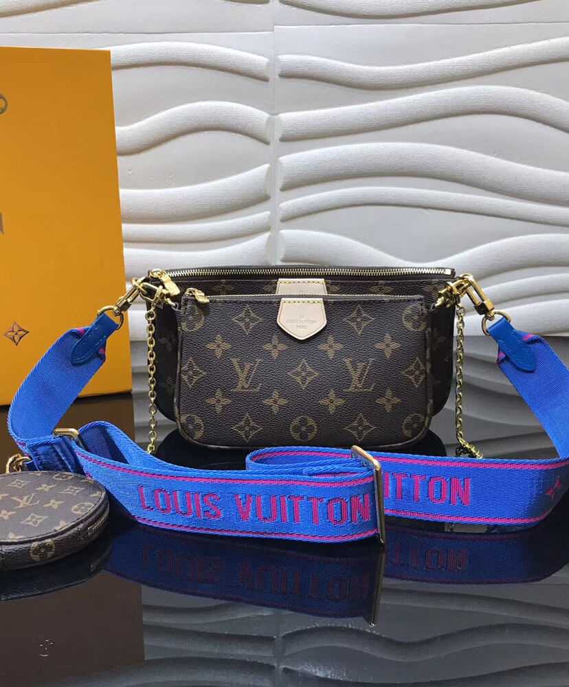 Louis Vuitton Multi Pochette Accessoires M44813 Blue