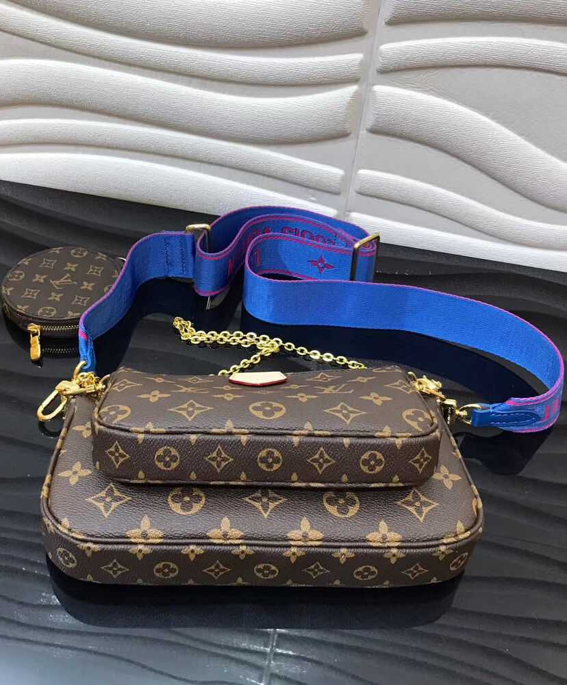 Louis Vuitton Multi Pochette Accessoires M44813 Blue