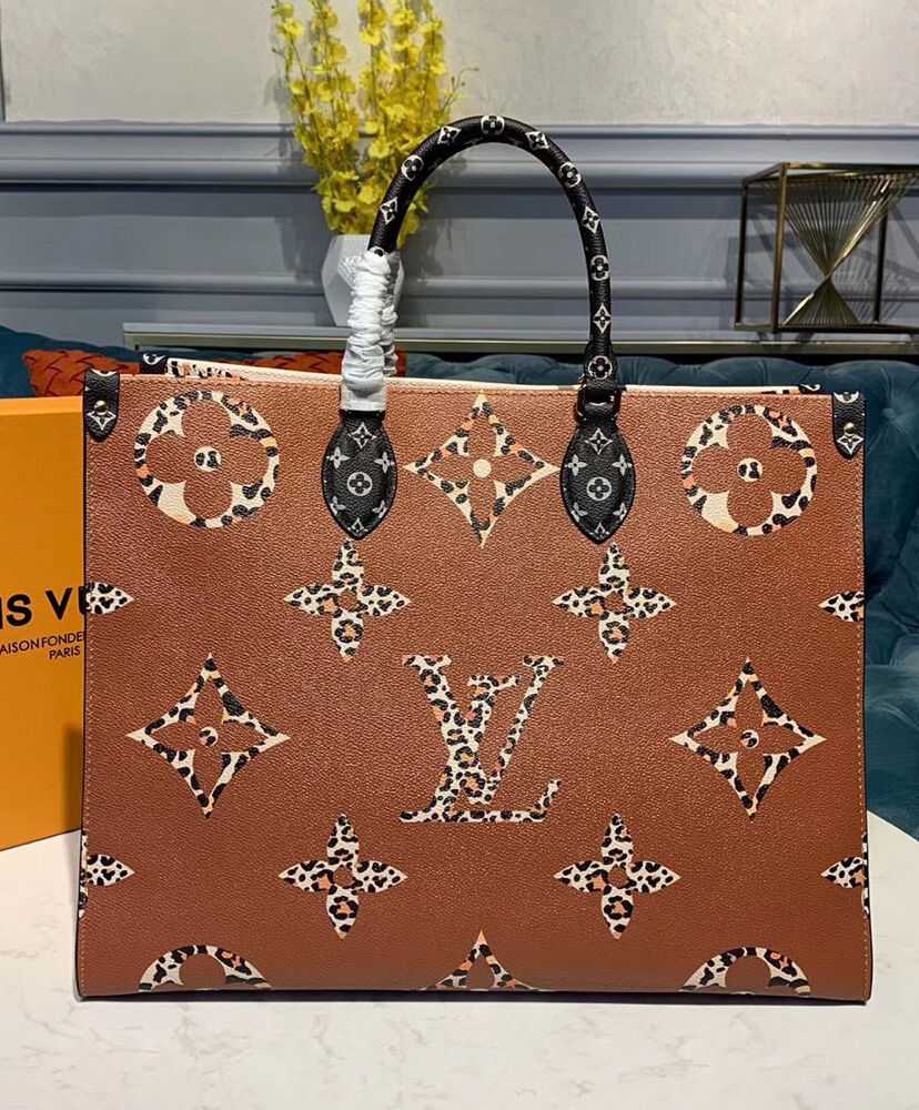 Louis Vuitton Onthego Tote Bag M44674 M44675 Cream