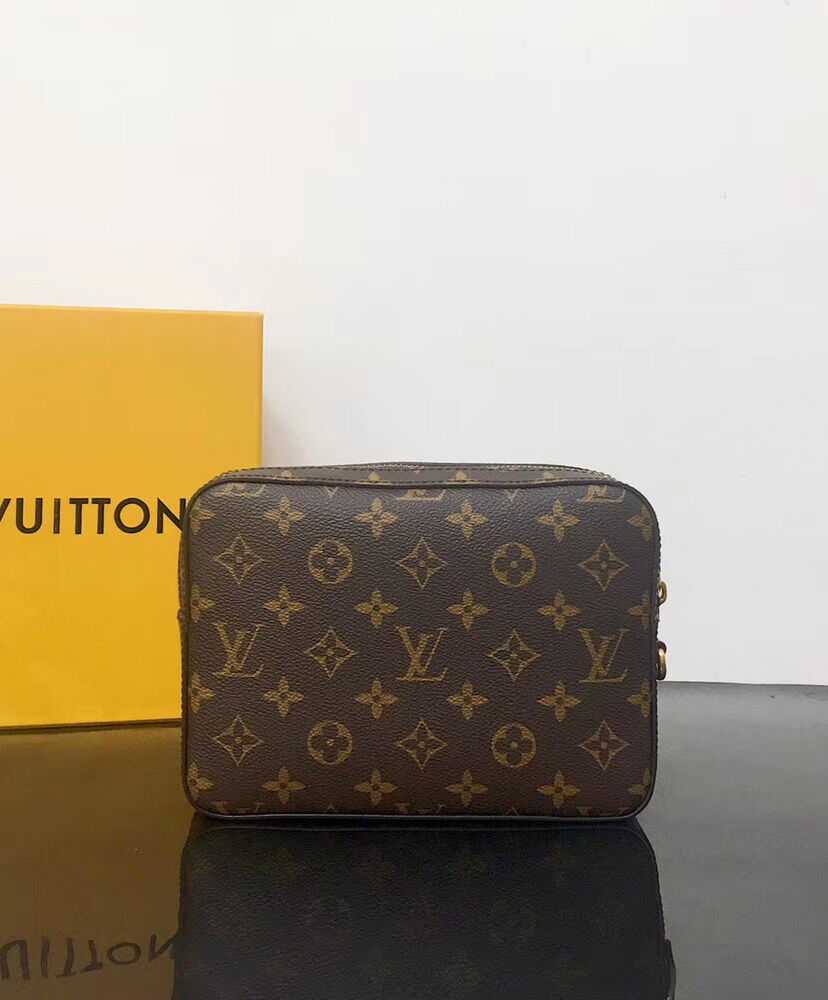 Louis Vuitton Soft Trunk Pouch M44779 Brown