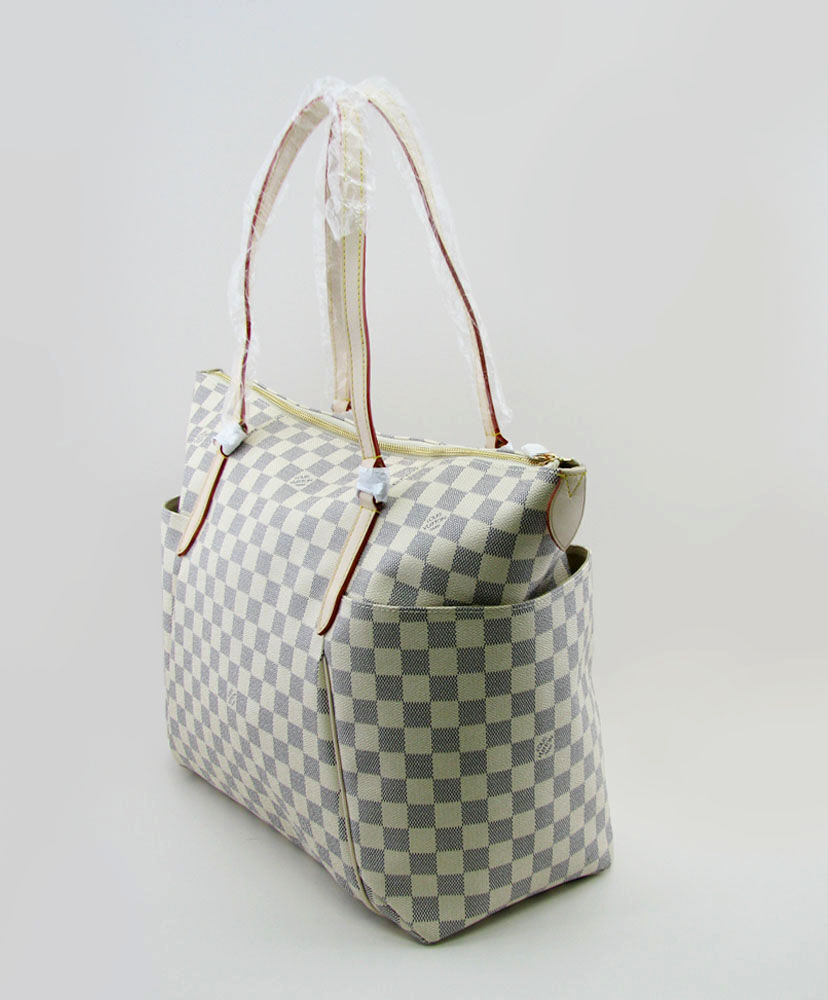 Louis Vuitton Damier Totally N51263 White