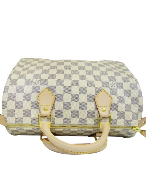 Louis Vuitton Damier Canvas Speedy N41535 White