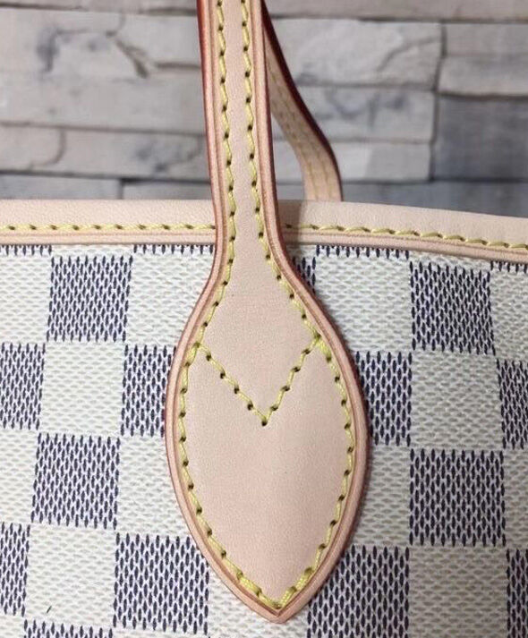 Louis Vuitton Damier Canvas Neverfull Tote N41361 White