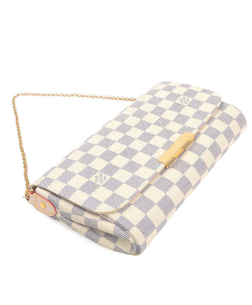 Louis Vuitton Damier Eva Clutch N41275 White