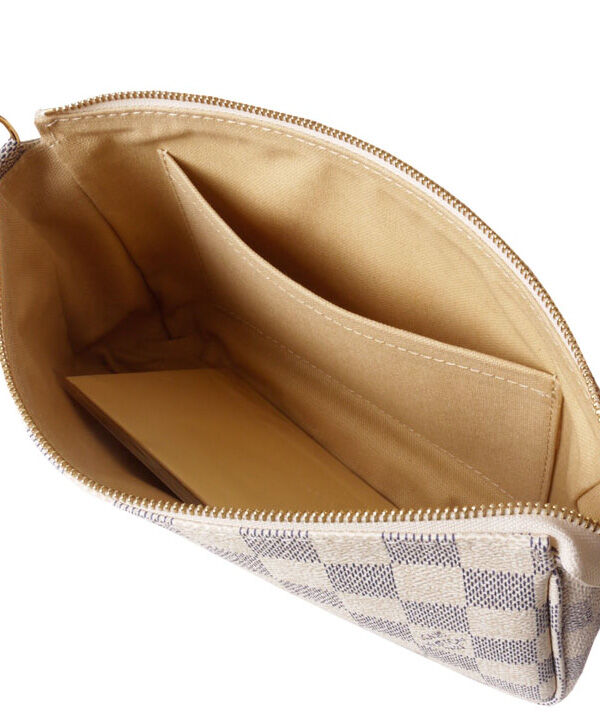 Louis Vuitton Damier Pochette Accessories N41207 White