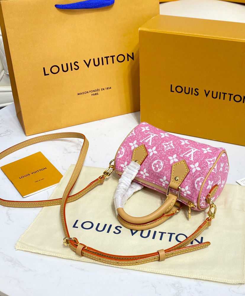 Louis Vuitton Nano Speedy M81168 M81213 Pink