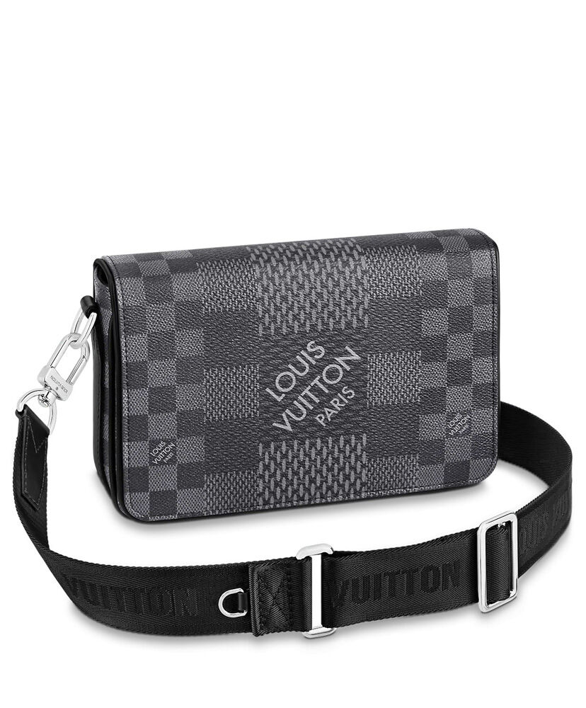 Louis Vuitton Studio Messenger Bag N50013 N50026 Black