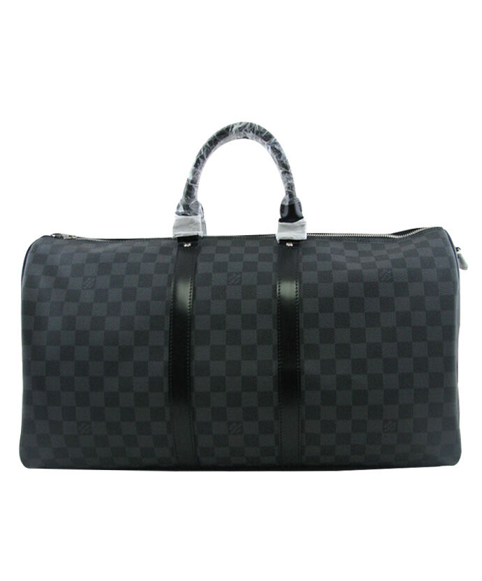 Louis Vuitton Damier Graphite Canvas Keepall N41418 Black