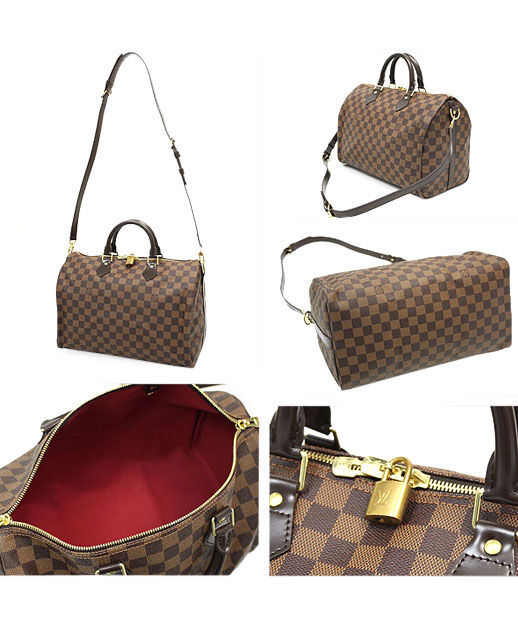 Louis Vuitton Damier Speedy N41182 Brown