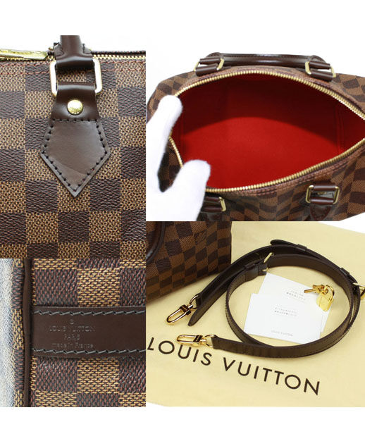 Louis Vuitton Damier Speedy N41181 Brown