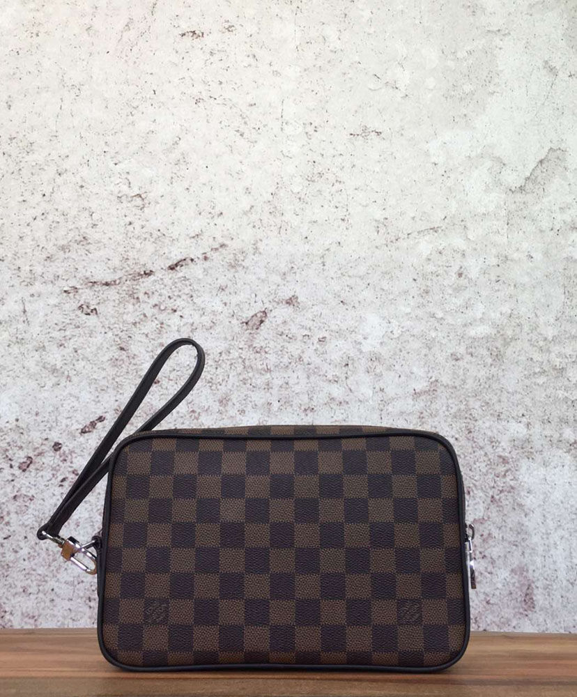 Louis Vuitton Kasai Clutch N41663 Brown