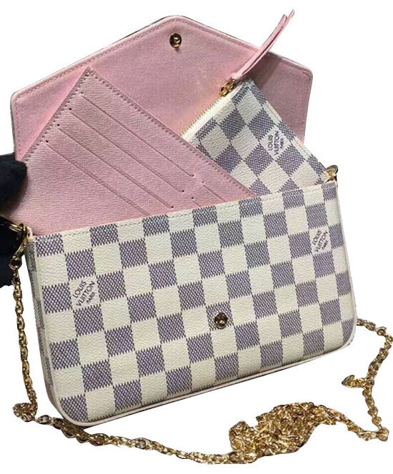 Louis Vuitton Pochette Felicie N63106 White