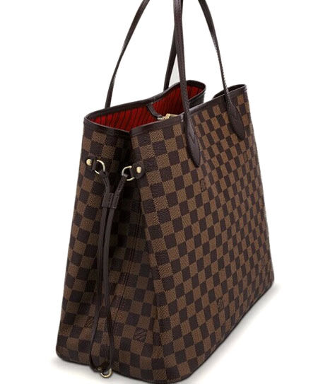 Louis Vuitton Damier Canvas Neverfull N41357 Brown