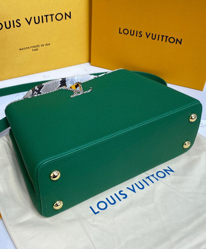 Louis Vuitton Capucines Mini Bag N80931 N96467 Green