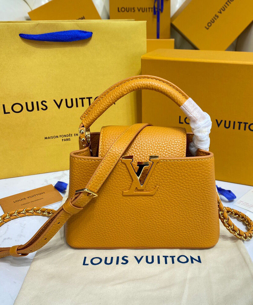 Louis Vuitton Capucines Mini Bag M59709 Orange