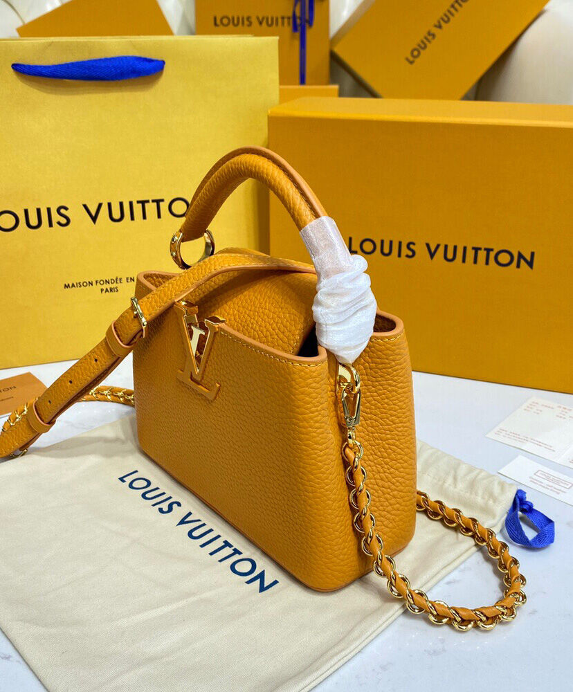 Louis Vuitton Capucines Mini Bag M59709 Orange