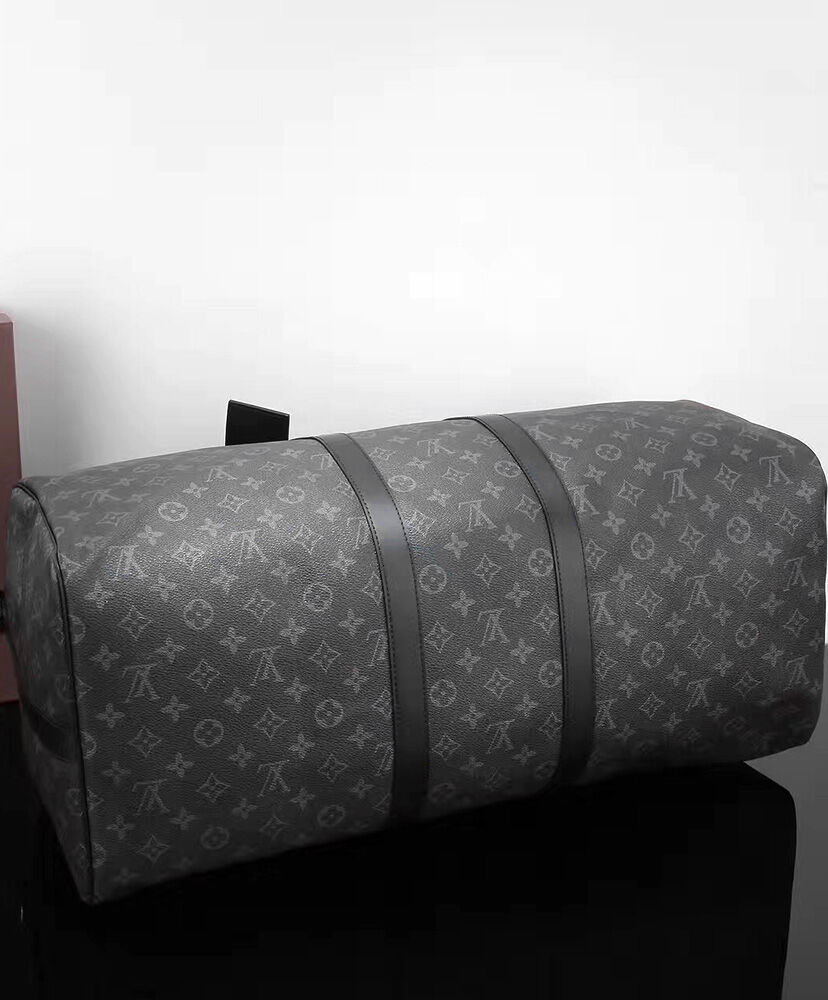 Louis Vuitton Keepall Bandouliere 55 M40605 Black