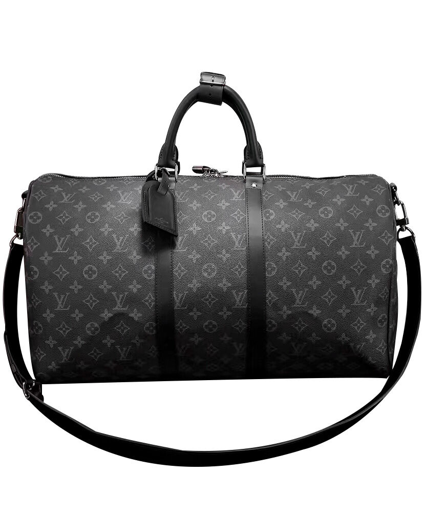 Louis Vuitton Keepall Bandouliere 50 M40603 Black - Click Image to Close