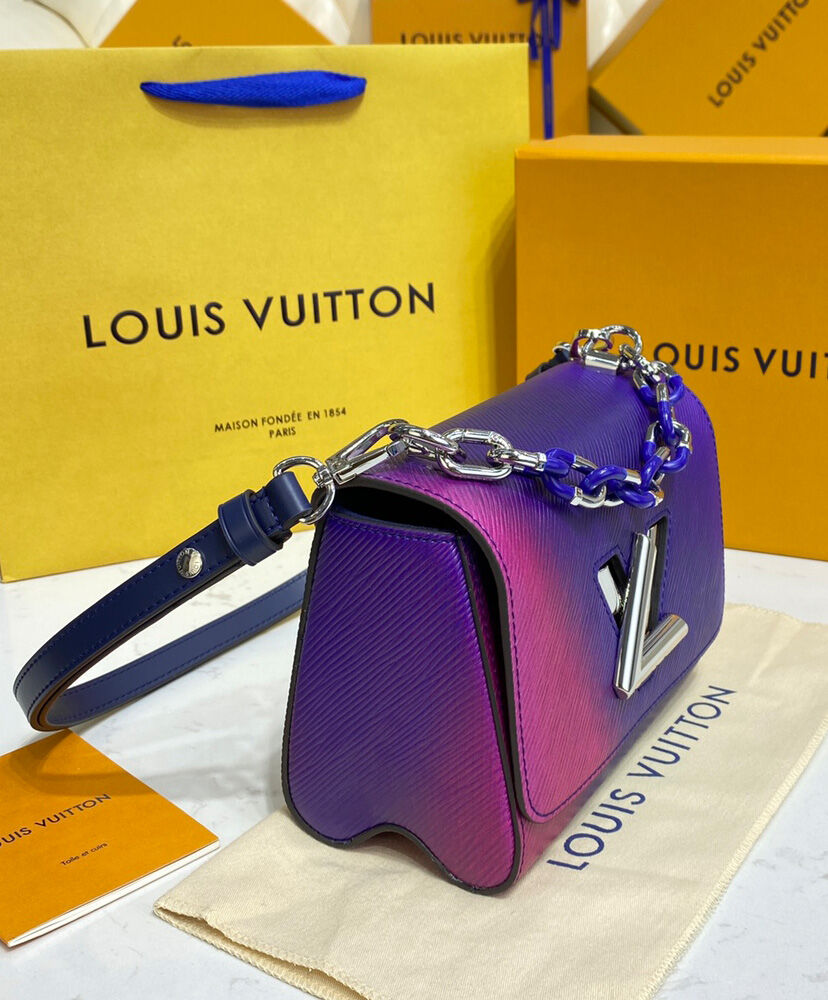 Louis Vuitton Twist MM Dark Blue