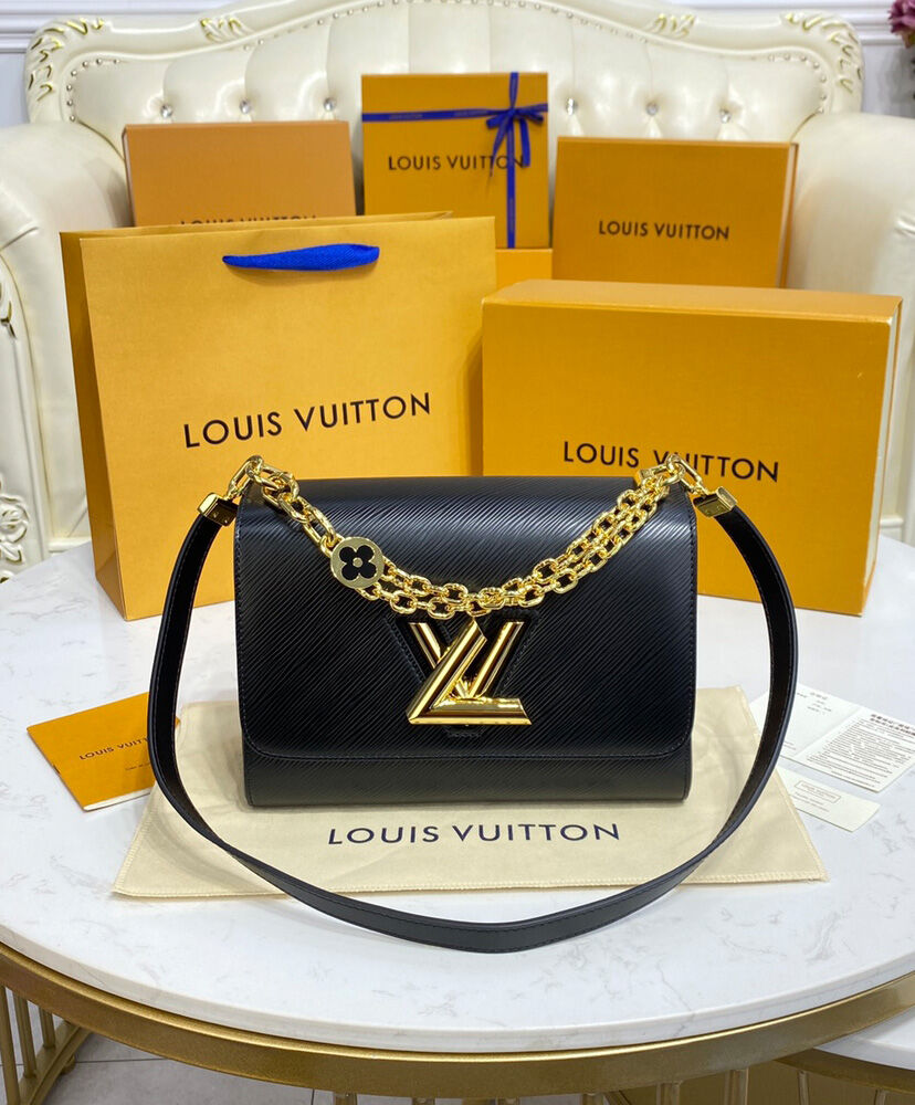 Louis Vuitton Twist MM M59402 M59627 Black