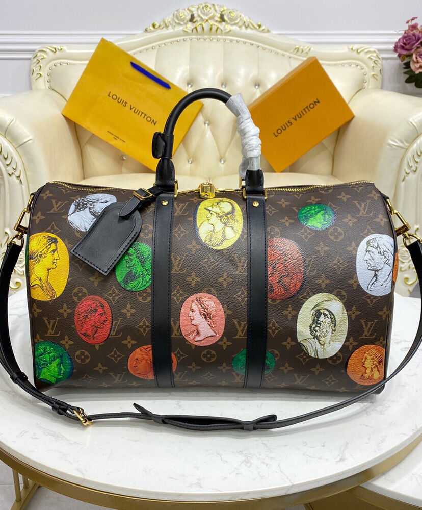 Louis Vuitton Keepall Bandouliere 45 Bag M59261 Brown