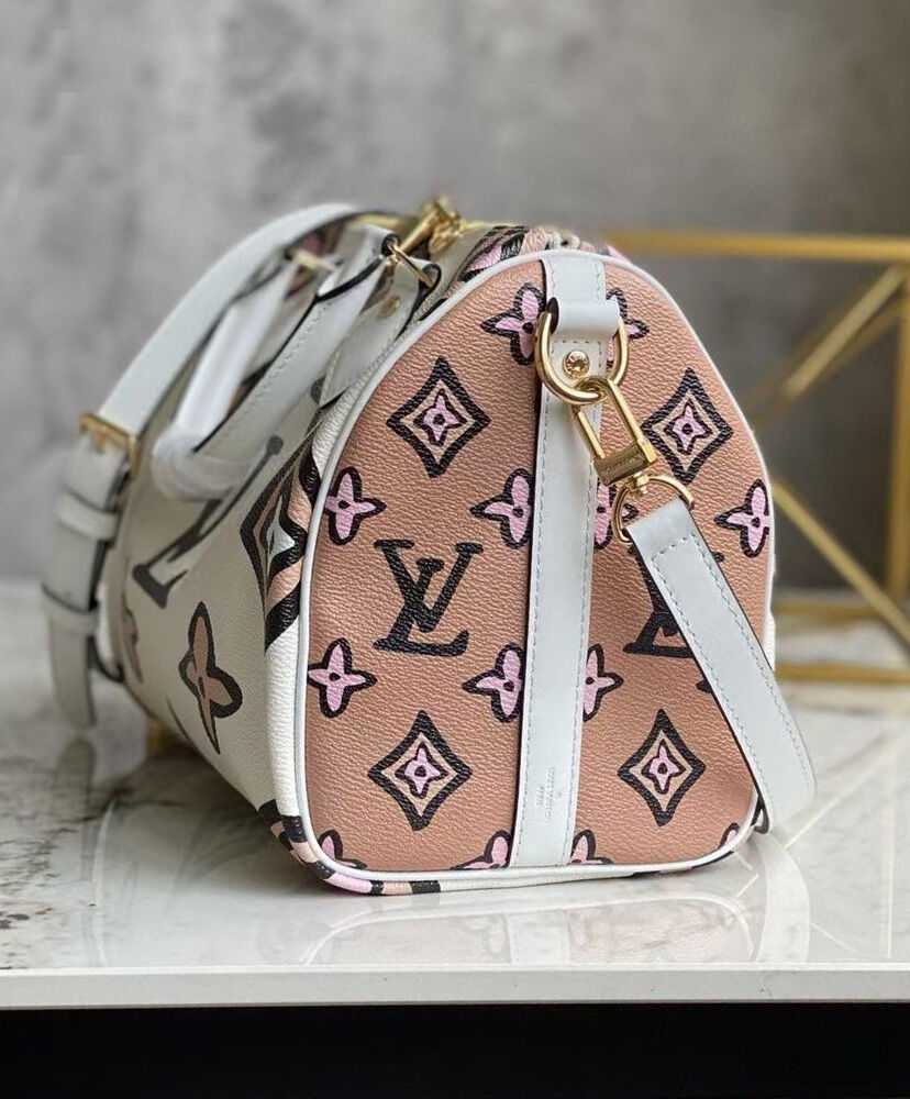 Louis Vuitton Speedy Bandouliere 25 M45828 Cream