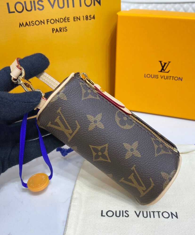 Louis Vuitton Micro Papillon Bag Charm M00354 Brown