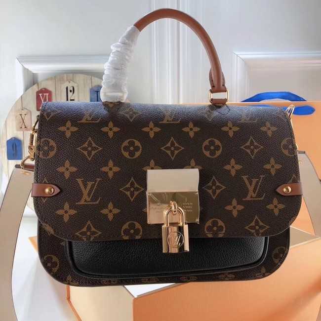 Louis Vuitton Outlet Monogram Canvas Original Leather VAUGIRARD M44354 black