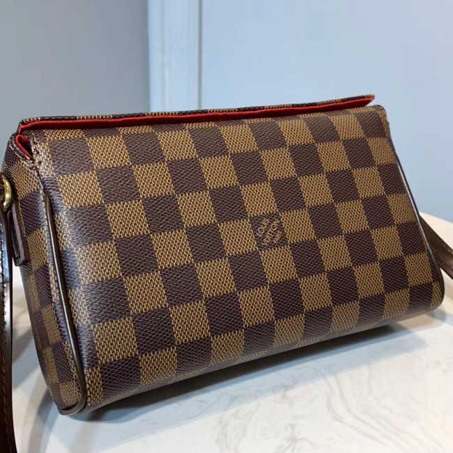 Louis Vuitton Outlet original leather Damier Ebene Canvas M41966