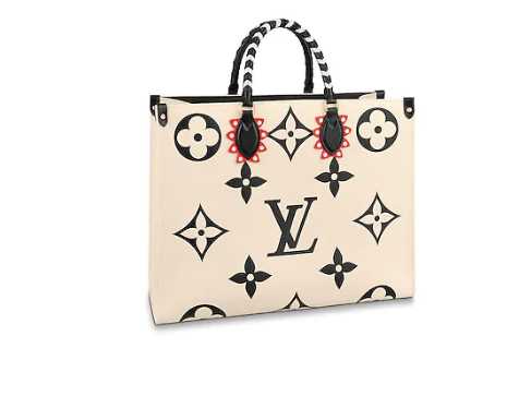 Louis Vuitton Outlet LV CRAFTY ONTHEGO M45372 white