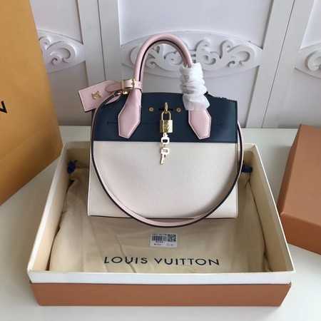 Louis Vuitton Outlet Original Leather CITY STEAMER Mini M55062 Black&White