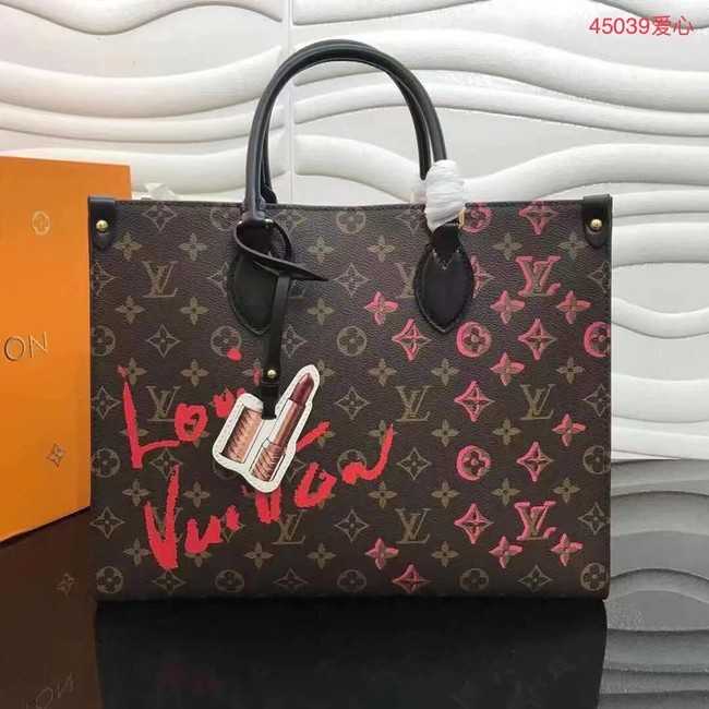 Louis Vuitton Outlet Onthego medium tote bag M45039 black